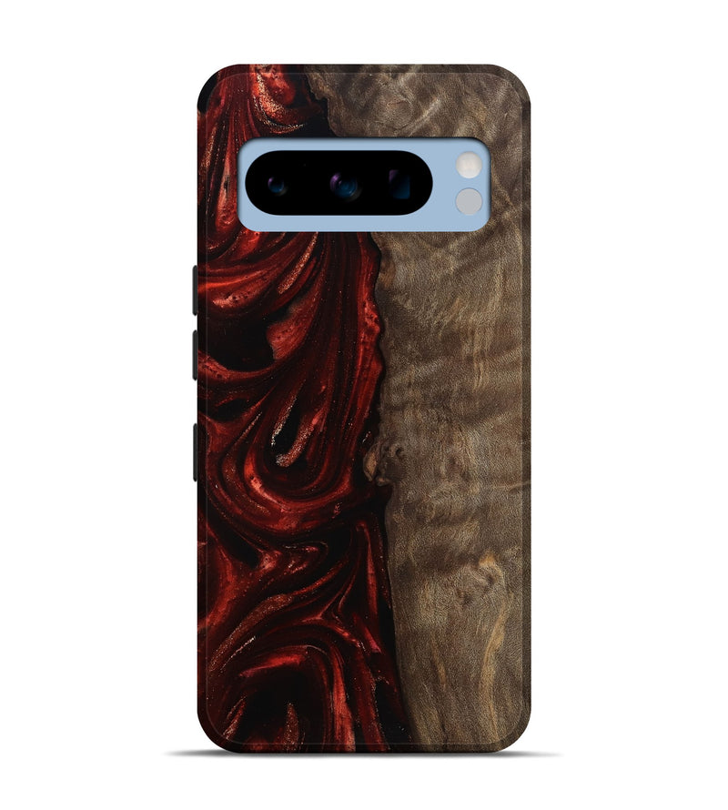 Pixel 8 Pro Wood Live Edge Phone Case - Uriah (Red, 812948)