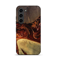 Galaxy S23 Wood Live Edge Phone Case - Kasen (Red, 812949)
