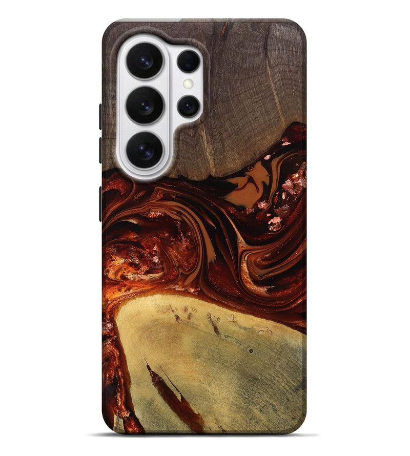 Galaxy S26 Ultra Wood Live Edge Phone Case - Kasen (Red, 812949)