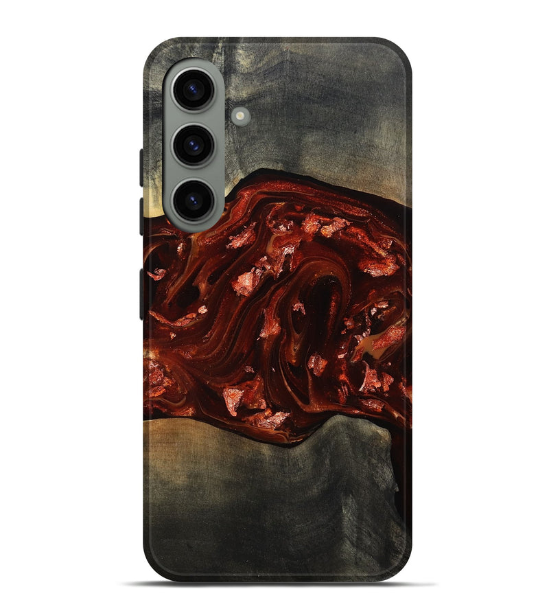 Galaxy S24 Plus Wood Live Edge Phone Case - Lucien (Red, 812960)