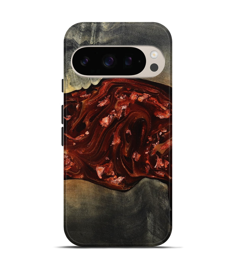 Pixel 10 Wood Live Edge Phone Case - Lucien (Red, 812960)