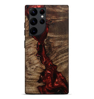 Galaxy S22 Ultra Wood Live Edge Phone Case - Tanner (Red, 812965)