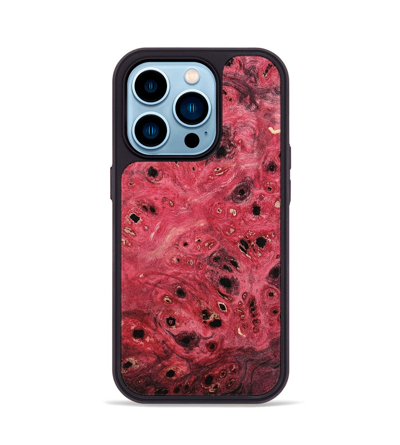 iPhone 14 Pro Wood Phone Case - Philip (Wood Burl, 812968)