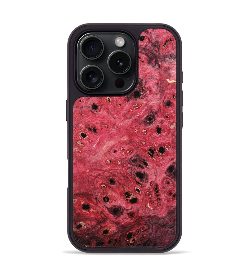 iPhone 16 Pro Wood Phone Case - Philip (Wood Burl, 812968)