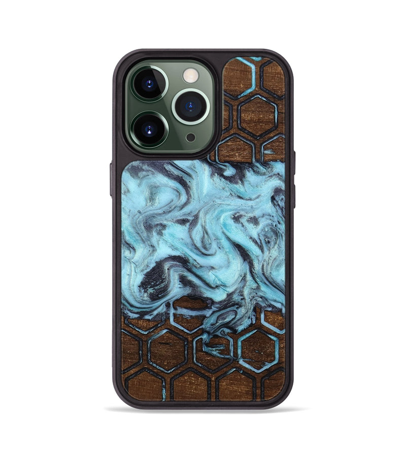 iPhone 13 Pro Wood Phone Case - Myrtle (Pattern, 812969)
