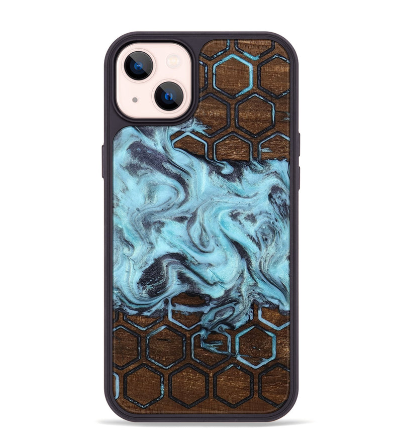 iPhone 14 Plus Wood Phone Case - Myrtle (Pattern, 812969)