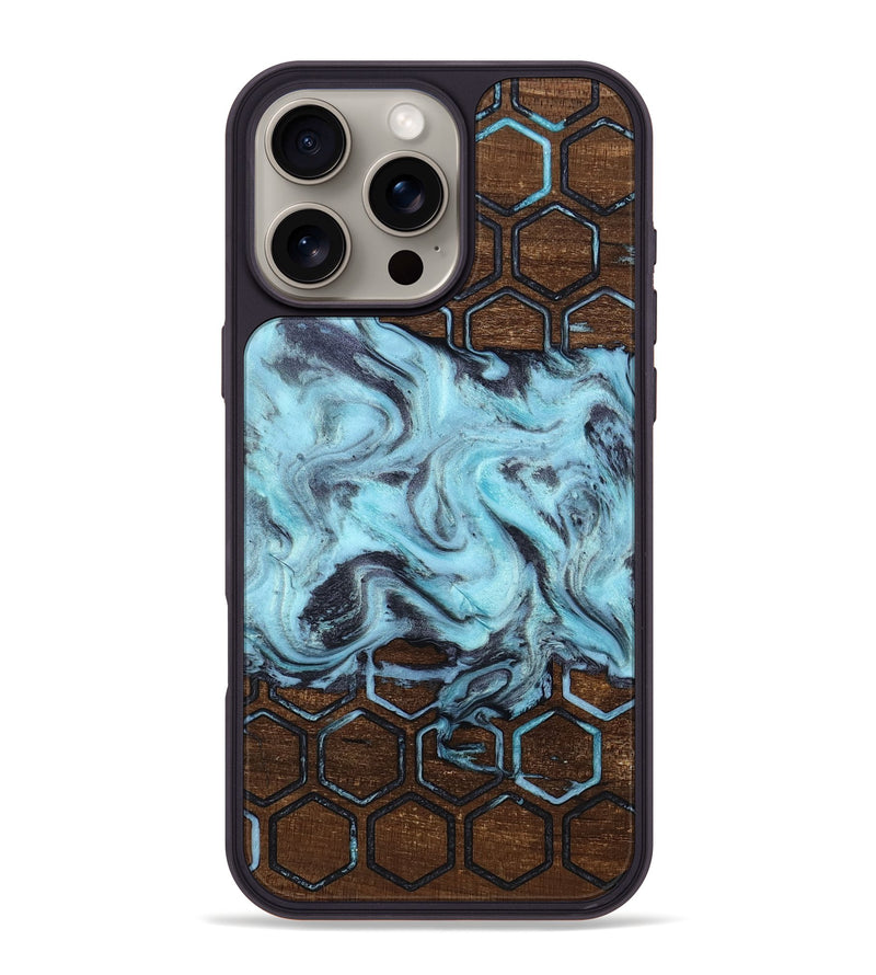 iPhone 16 Pro Max Wood Phone Case - Myrtle (Pattern, 812969)