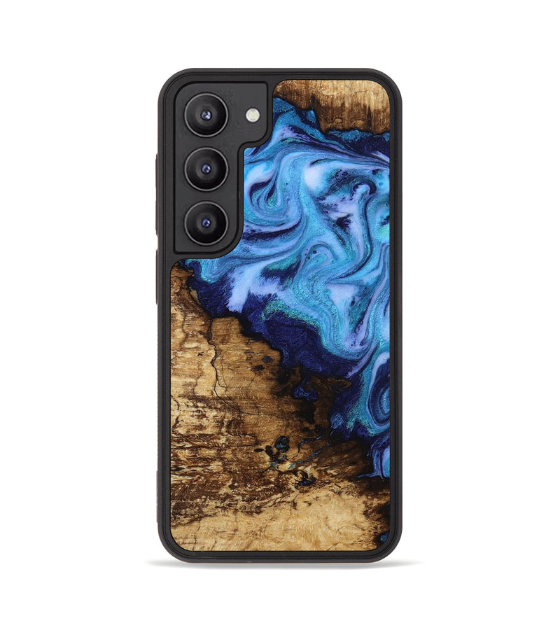 Galaxy S23 Wood Phone Case - Wilder (Blue, 812970)