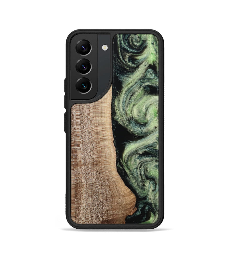 Galaxy S22 Wood Phone Case - Lina (Green, 812973)