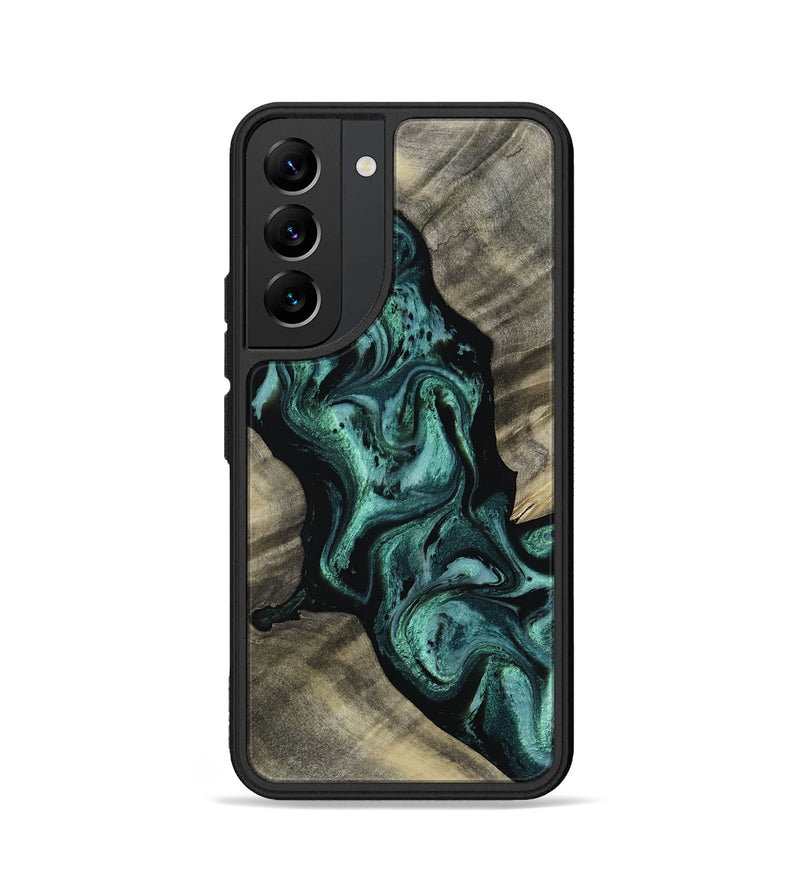 Galaxy S22 Wood Phone Case - Alyson (Green, 812974)