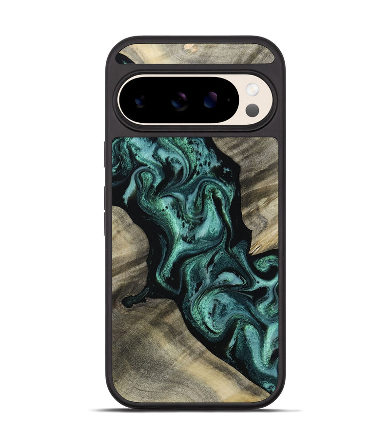 Pixel 10 Wood Phone Case - Alyson (Green, 812974)