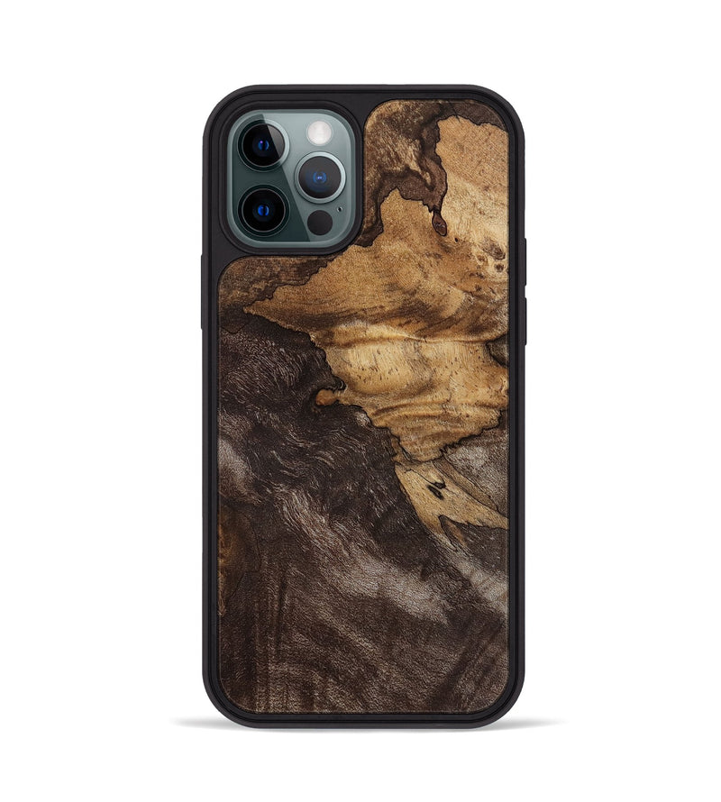 iPhone 12 Pro Wood Phone Case - Ashanti (Wood Burl, 812981)