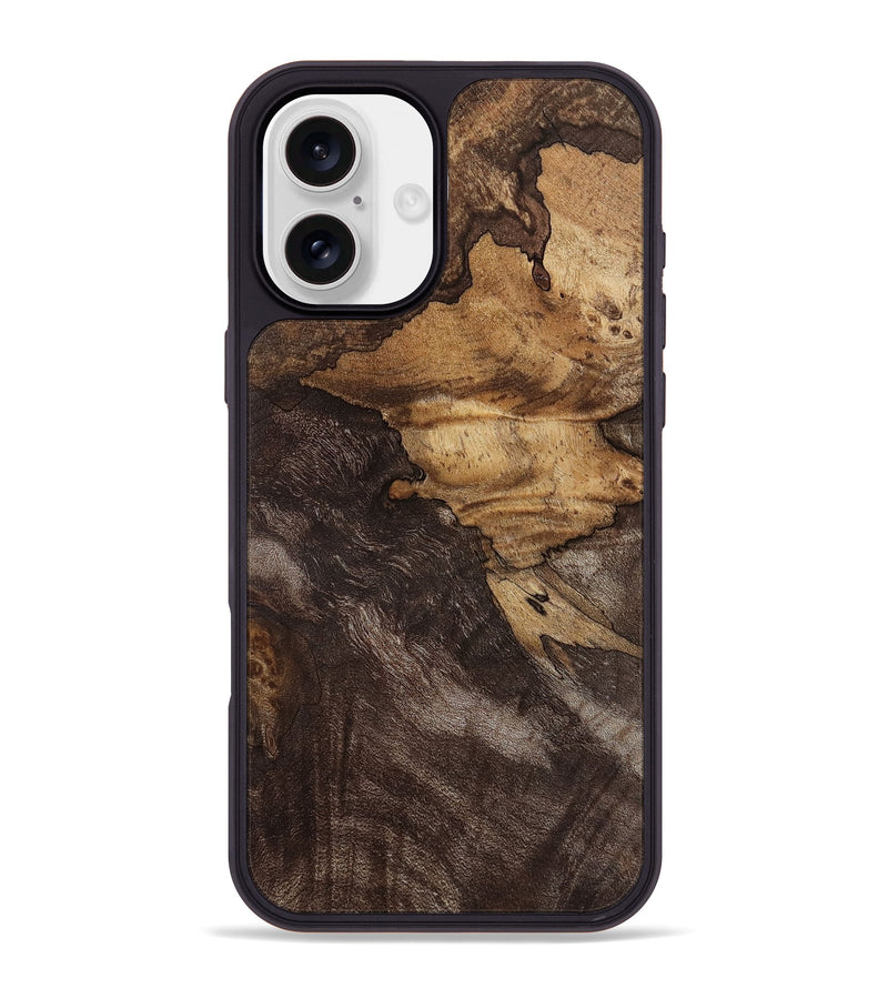 iPhone 16 Plus Wood Phone Case - Ashanti (Wood Burl, 812981)