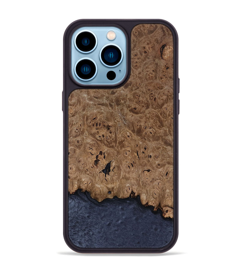 iPhone 14 Pro Max Wood Phone Case - Bethzy (Wood Burl, 812982)