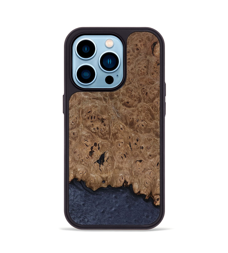 iPhone 14 Pro Wood Phone Case - Bethzy (Wood Burl, 812982)