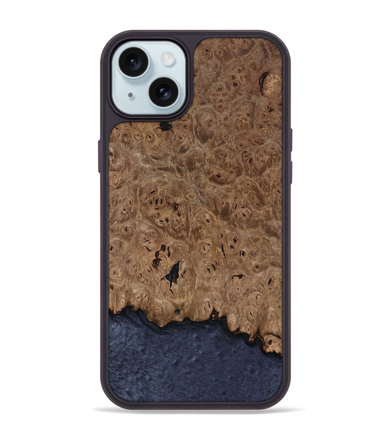 iPhone 15 Plus Wood Phone Case - Bethzy (Wood Burl, 812982)