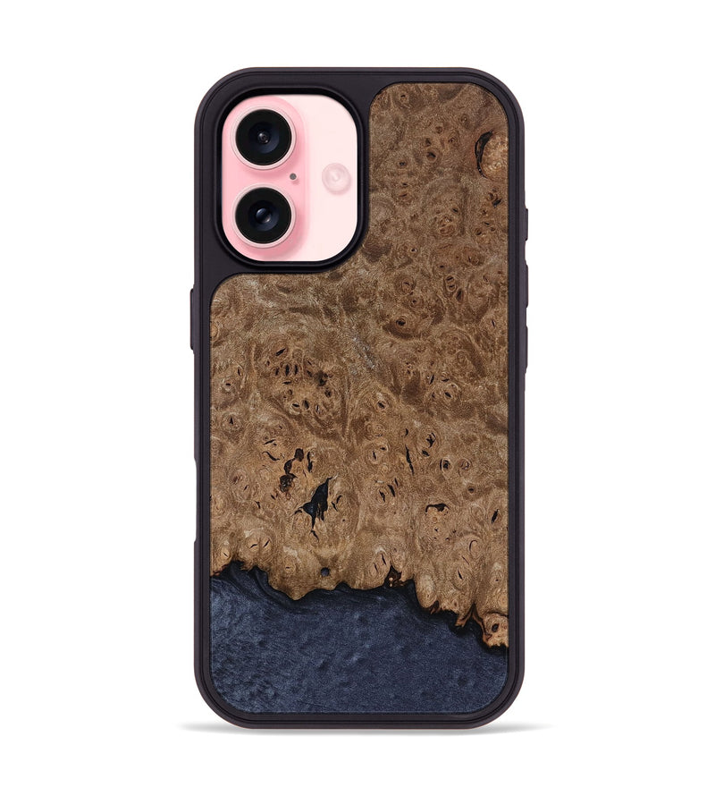 iPhone 16 Wood Phone Case - Bethzy (Wood Burl, 812982)