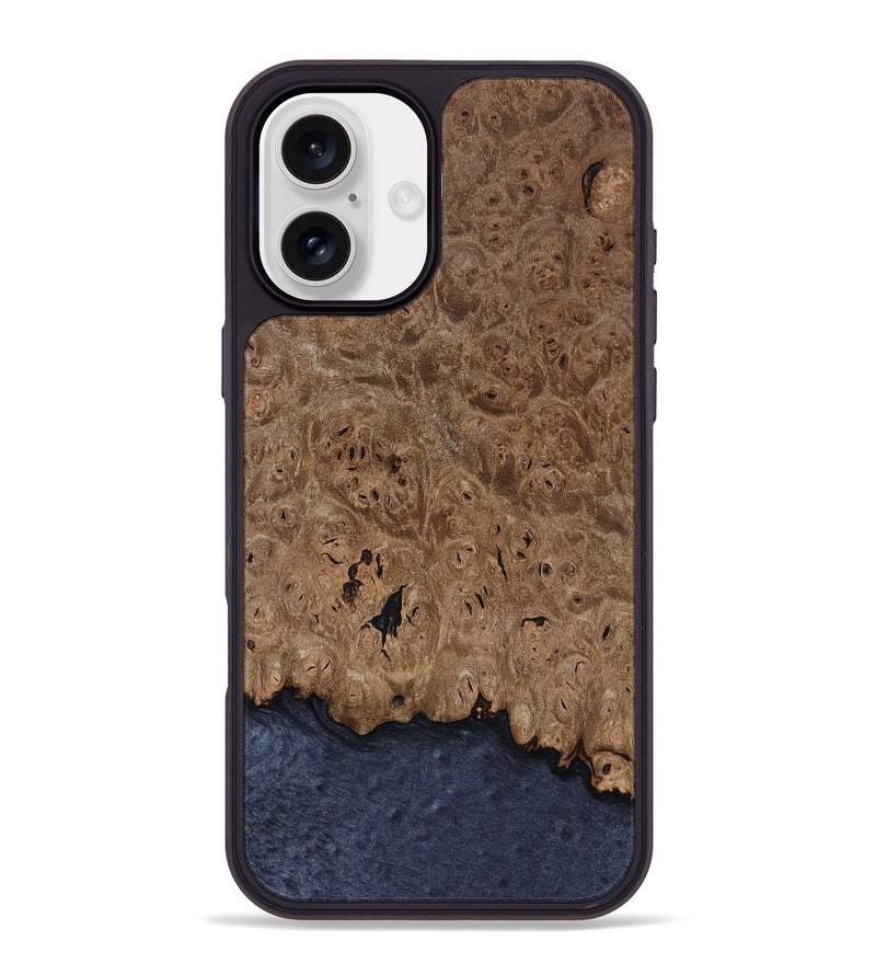 iPhone 16 Plus Wood Phone Case - Bethzy (Wood Burl, 812982)