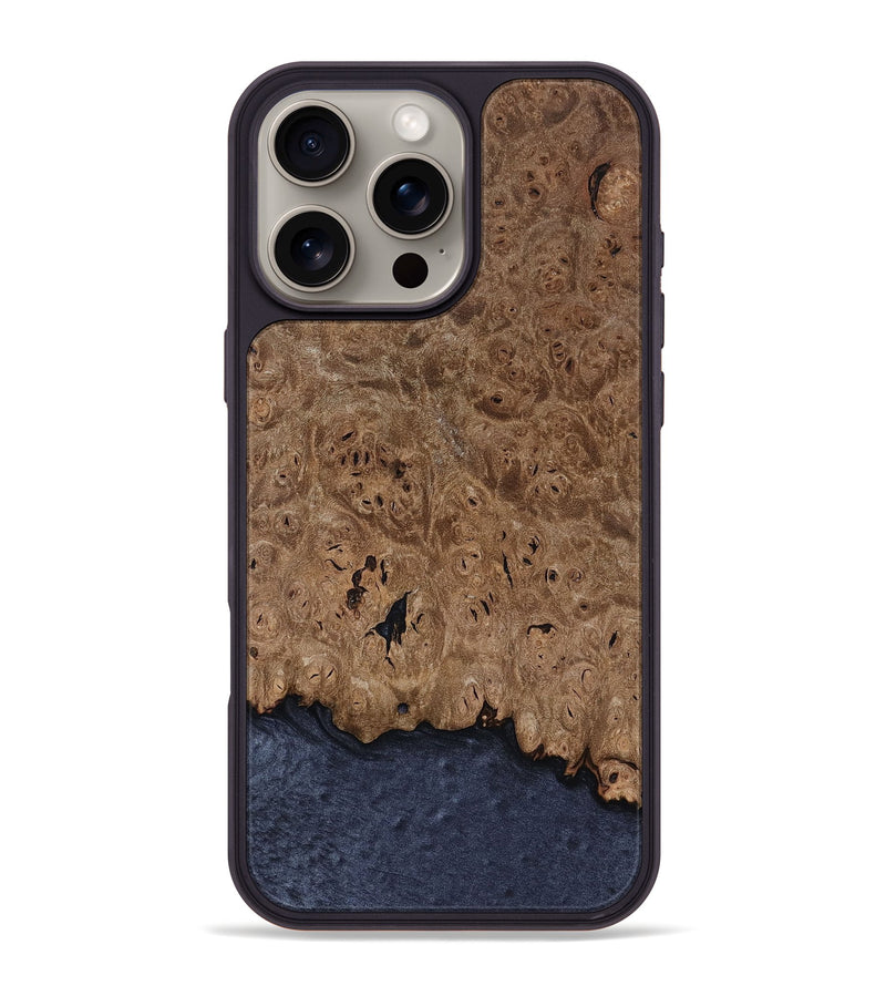 iPhone 16 Pro Max Wood Phone Case - Bethzy (Wood Burl, 812982)