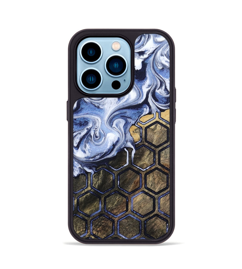 iPhone 14 Pro Wood Phone Case - Kairo (Pattern, 812997)