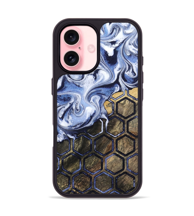 iPhone 16 Wood Phone Case - Kairo (Pattern, 812997)