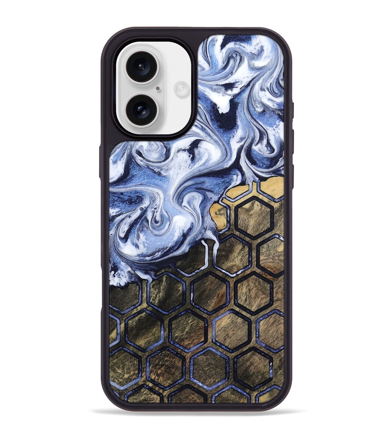 iPhone 16 Plus Wood Phone Case - Kairo (Pattern, 812997)