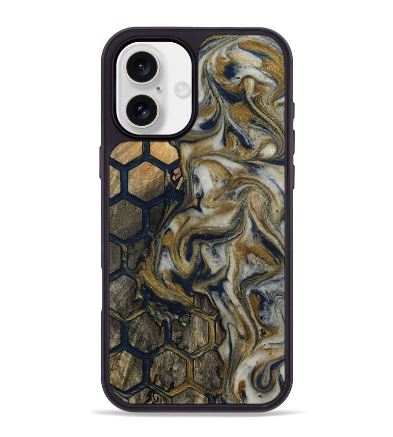iPhone 16 Plus Wood Phone Case - Anya (Pattern, 812998)