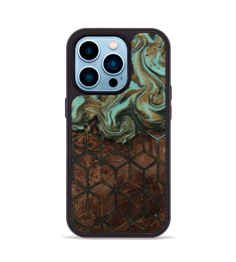 iPhone 14 Pro Wood Phone Case - Colby (Pattern, 813000)