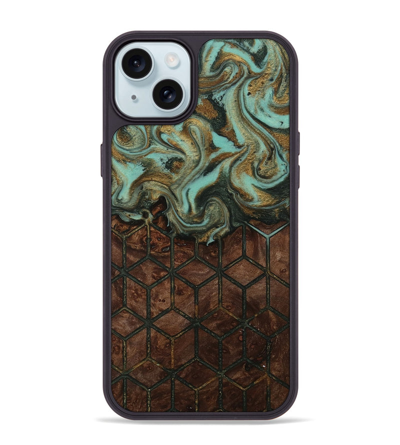 iPhone 15 Plus Wood Phone Case - Colby (Pattern, 813000)