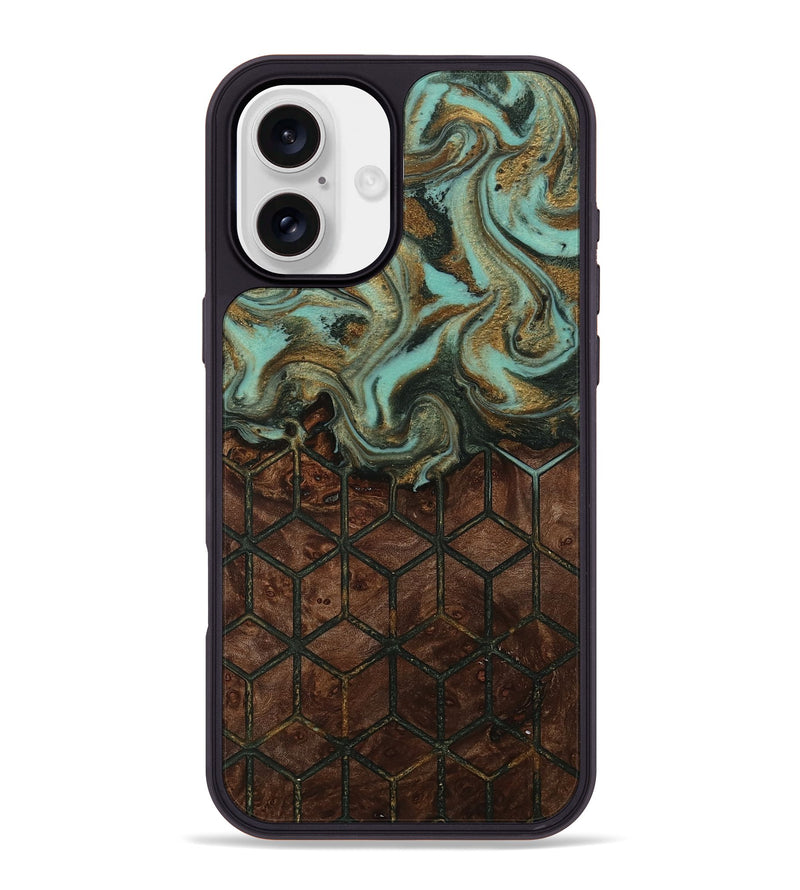 iPhone 16 Plus Wood Phone Case - Colby (Pattern, 813000)