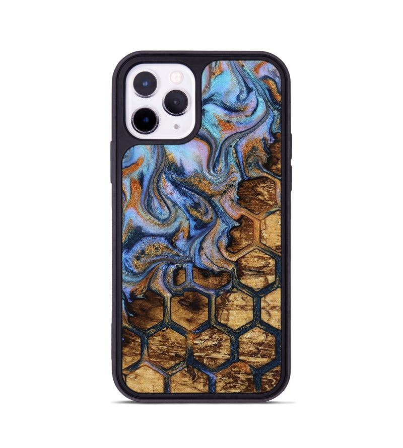 iPhone 11 Pro Wood Phone Case - Aryan (Pattern, 813002)