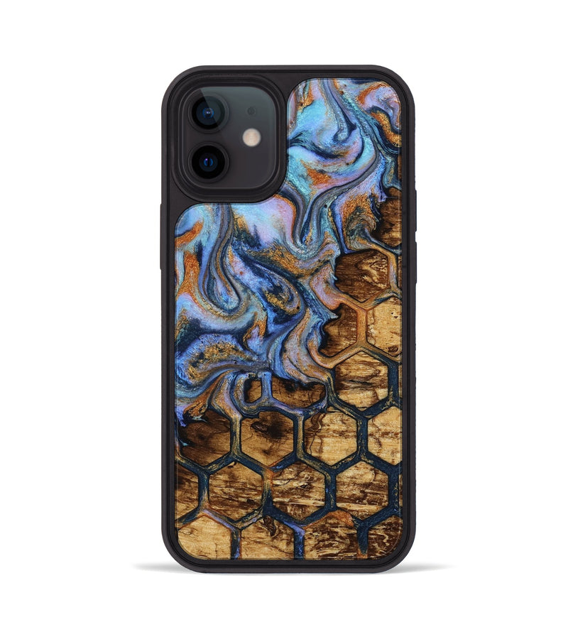 iPhone 12 Wood Phone Case - Aryan (Pattern, 813002)