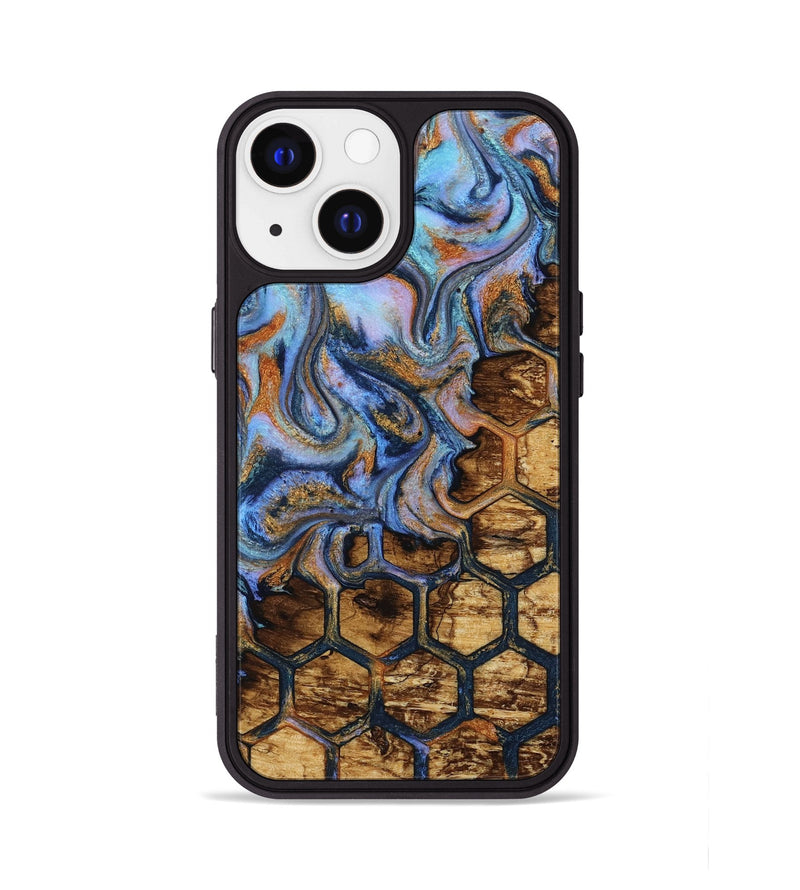 iPhone 13 Wood Phone Case - Aryan (Pattern, 813002)