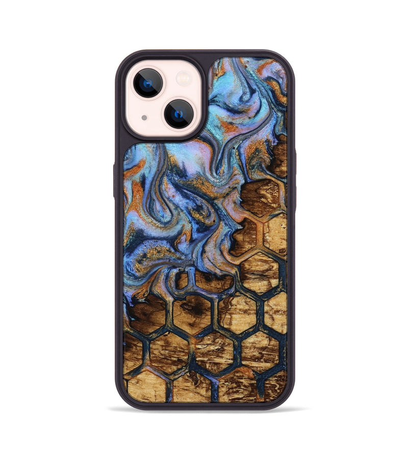 iPhone 14 Wood Phone Case - Aryan (Pattern, 813002)