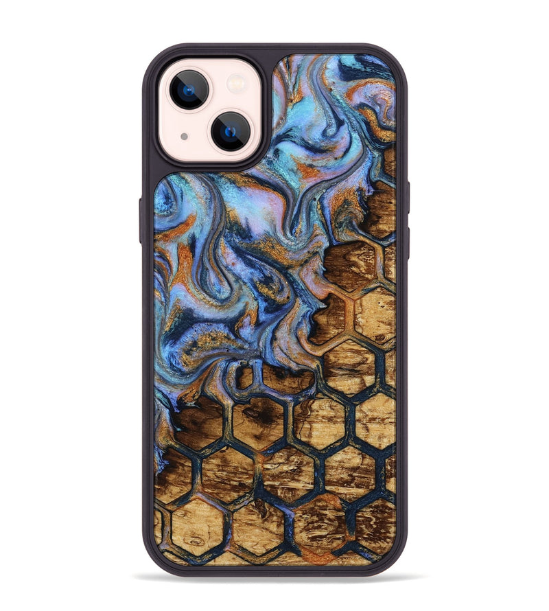 iPhone 14 Plus Wood Phone Case - Aryan (Pattern, 813002)