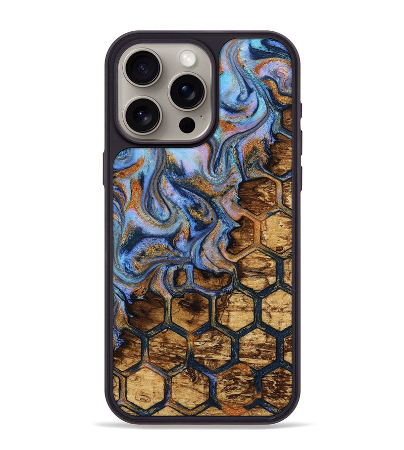 iPhone 15 Pro Max Wood Phone Case - Aryan (Pattern, 813002)