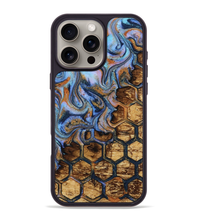 iPhone 16 Pro Max Wood Phone Case - Aryan (Pattern, 813002)
