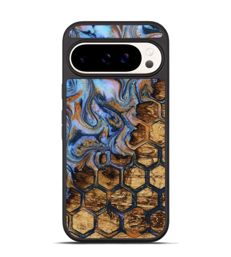 Pixel 9 Wood Phone Case - Aryan (Pattern, 813002)