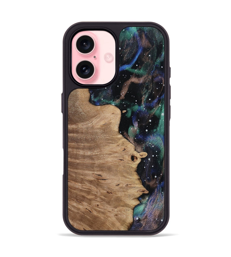 iPhone 16 Wood Phone Case - Junior (Cosmos, 813011)
