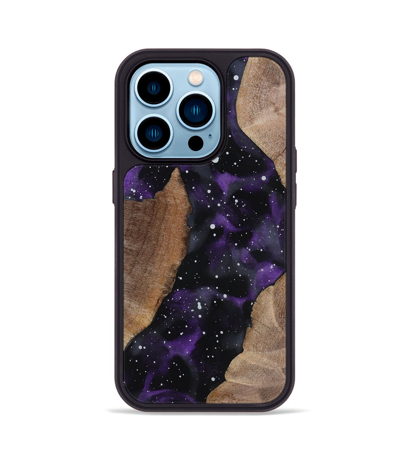 iPhone 14 Pro Wood Phone Case - Roberta (Cosmos, 813038)