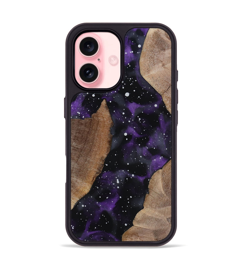 iPhone 16 Wood Phone Case - Roberta (Cosmos, 813038)