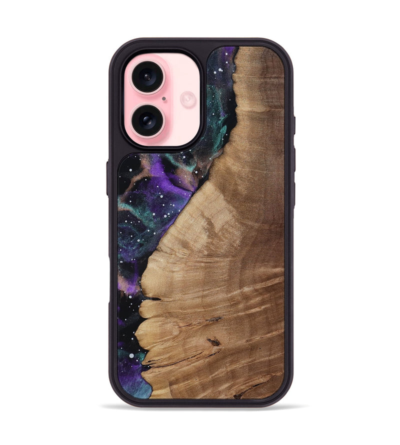 iPhone 16 Wood Phone Case - Boston (Cosmos, 813046)