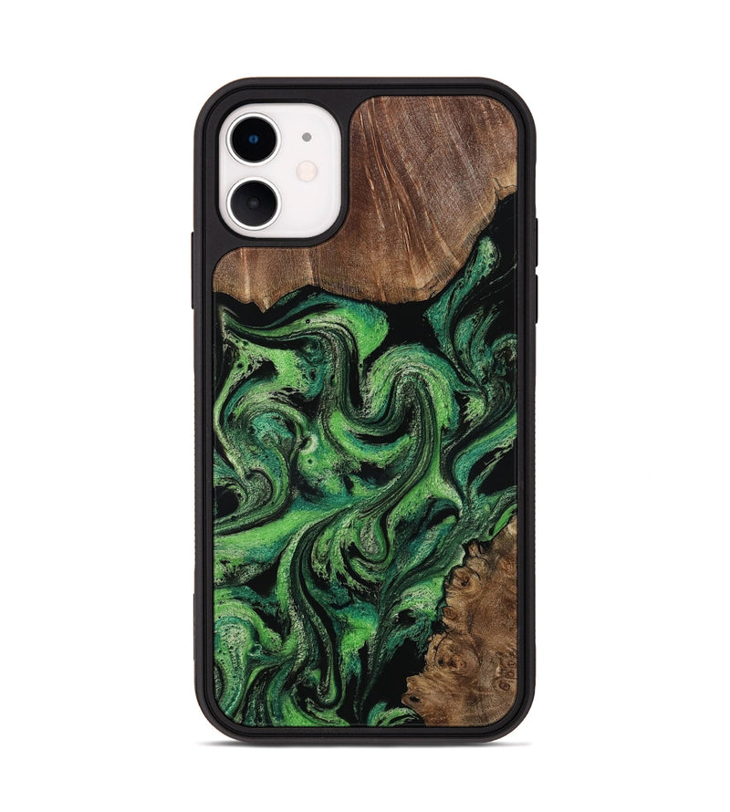 iPhone 11 Wood Phone Case - Rio (Green, 813051)