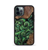 iPhone 12 Pro Wood Phone Case - Rio (Green, 813051)