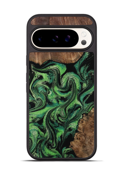 Pixel 9 Pro Wood Phone Case - Rio (Green, 813051)