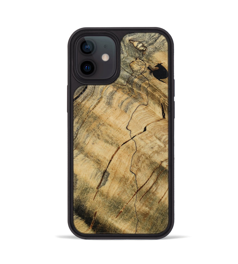 iPhone 12 Wood Phone Case - Ocean (Wood Burl, 813062)