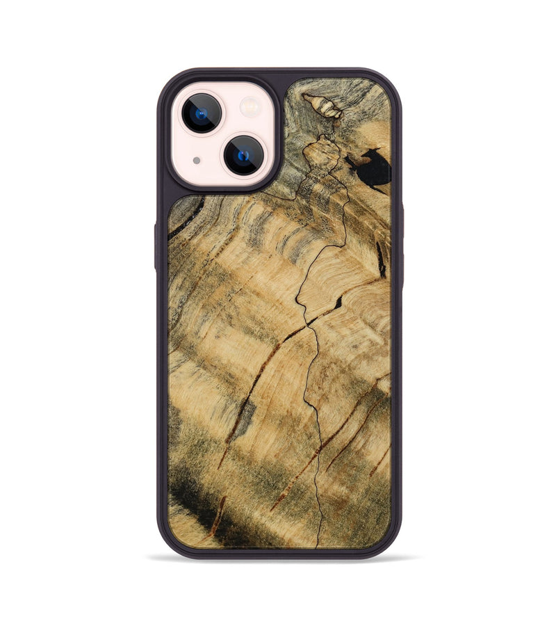 iPhone 14 Wood Phone Case - Ocean (Wood Burl, 813062)