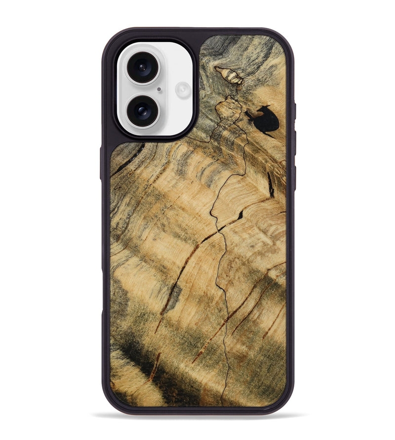 iPhone 16 Plus Wood Phone Case - Ocean (Wood Burl, 813062)