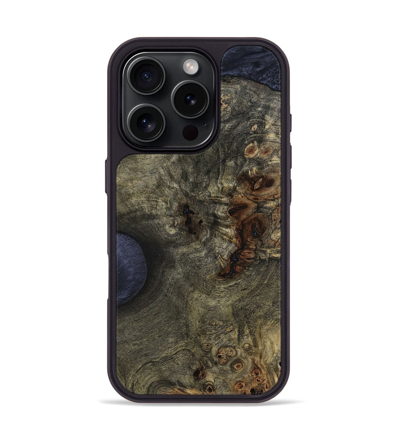 iPhone 16 Pro Wood Phone Case - Neil (Wood Burl, 813064)