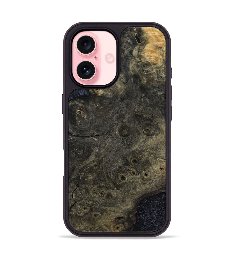 iPhone 16 Wood Phone Case - Khari (Wood Burl, 813066)